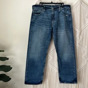 Levi Strauss & Co. 569 Medium Dark Blue Classic Men's Jeans 36 X 32